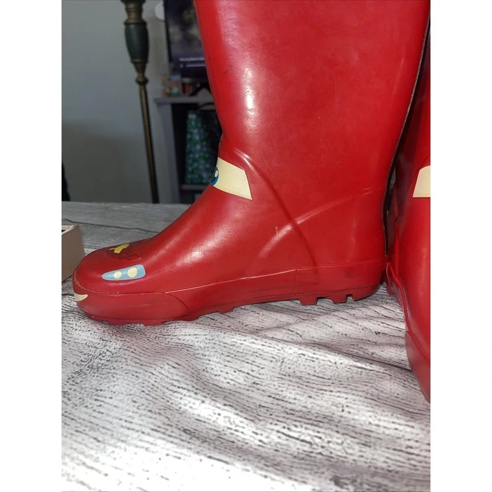 Vintage‎ Disney Pixar Cars Rubber Rain Boots Kids Size 1Y-1.5Y